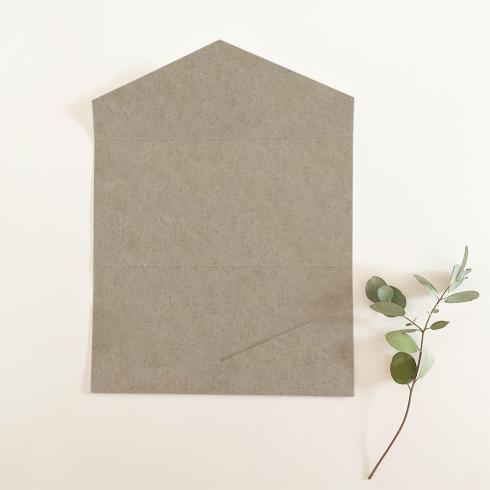 Pocketfold-Karte DIN Lang Recycling-Karton "Recycling Silphie" Basic Line
