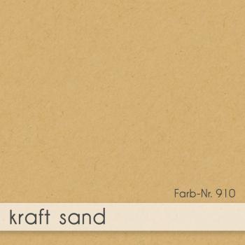 Preview: Faltkarte mit Briefumschlag DIN B6 in kraft sand
