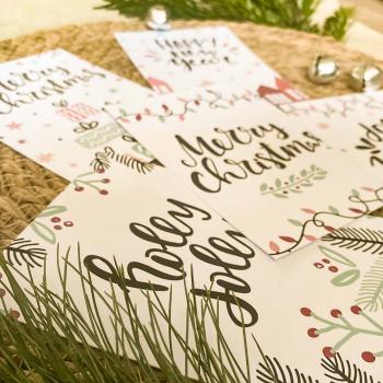 Preview: Weihnachtskarten-Bundle DIN A6 "Holly Jolly" | Grußkarten-Set | Postkarten