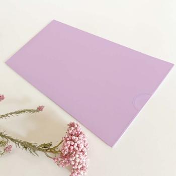 Einstecktasche DIN Lang Premium-Karton "Lavendel" 