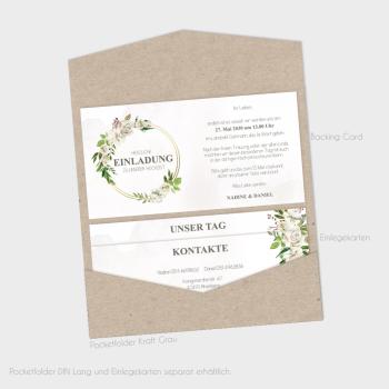 Preview: Einlegekarte "Antique White" 19,5x10