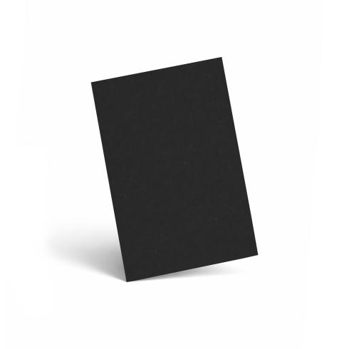 Karte - Einlegekarte DIN A6 270g/m² in recycling schwarz