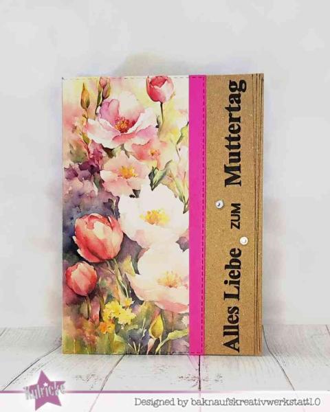 LaCreativ - Designpapier "Frühlingsgruß zum Muttertag" Paper Pack 6x6" - 24 Bogen