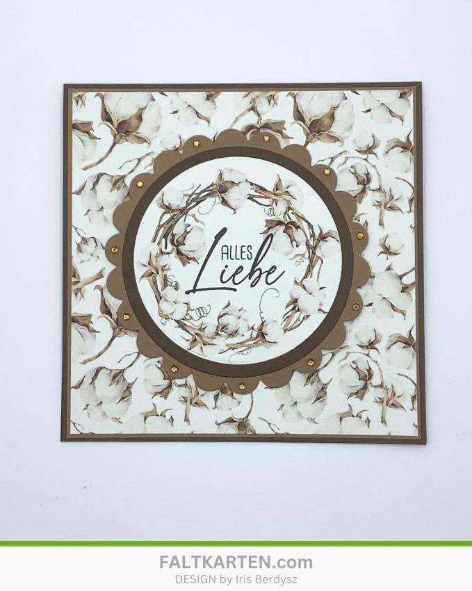 LaCreativ - Designpapier "Zarte Baumwollträume" Paper Pack 6x6" - 24 Bogen