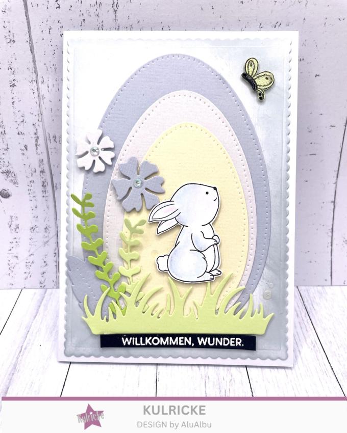 Kulricke Stempel "Hasenwiese" Clear Stamp