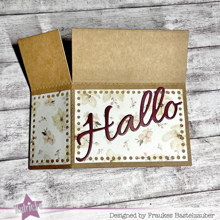Kulricke Stanzschablone "Hallo" Craft Die 