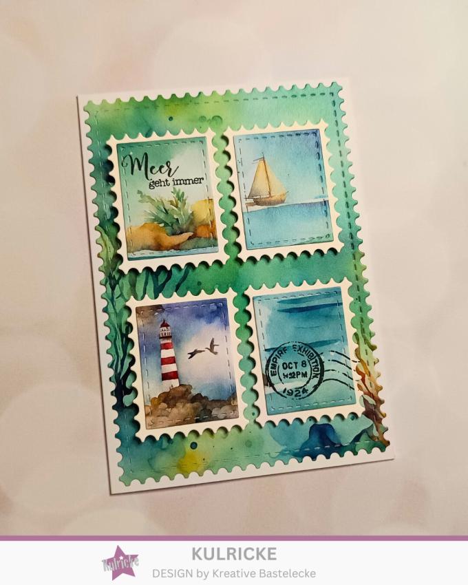 Kulricke Stanzschablone "Briefmarken Mix" Craft Die 