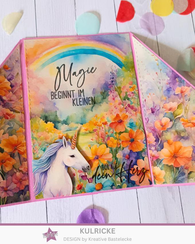 Kulricke Stempel "Glücksteelichter XL" Clear Stamp