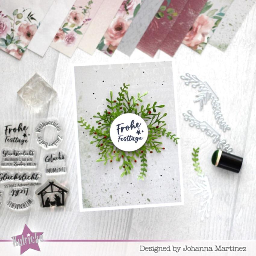 Kulricke Stanzschablone "Rahmen Blütten" Craft Die