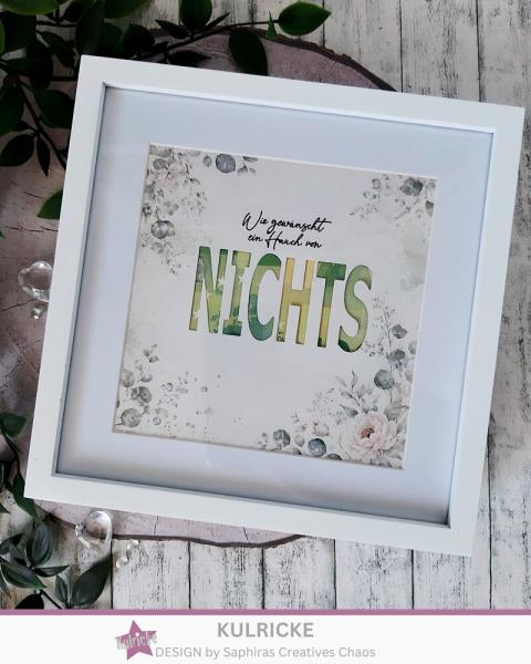 Kulricke Stanzschablone "Nichts Insert mit Aufleger" Craft Die