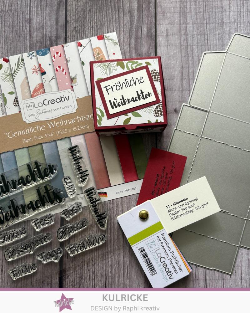 Kulricke Stanzschablone "Pizza Box - Mittel" Craft Die 