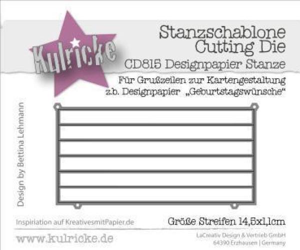 Kulricke Set Designpapier "Weihnachten"  & Designpapier Stanzen