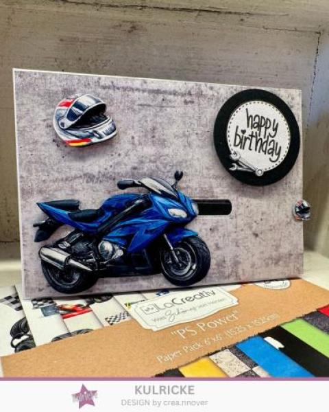 LaCreativ - Designpapier "PS Power" Paper Pack 6x6" - 24 Bogen