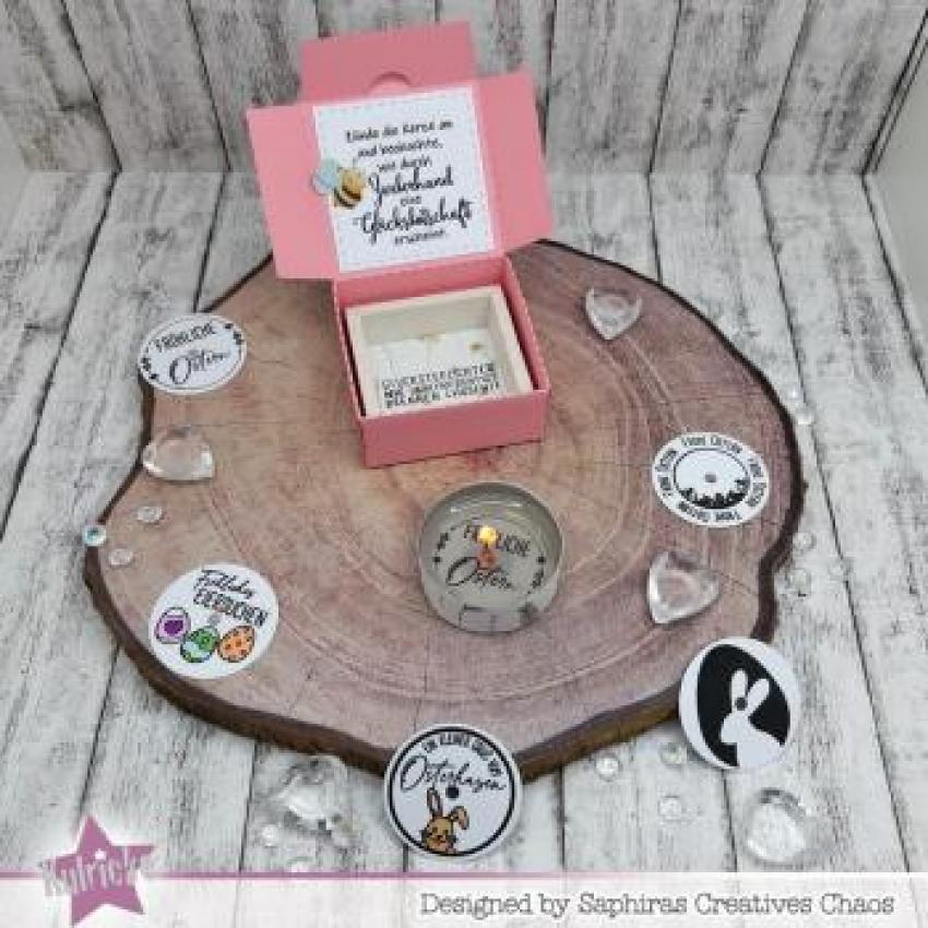 Kulricke Stempel & Stanze Set "Osterlichter groß"