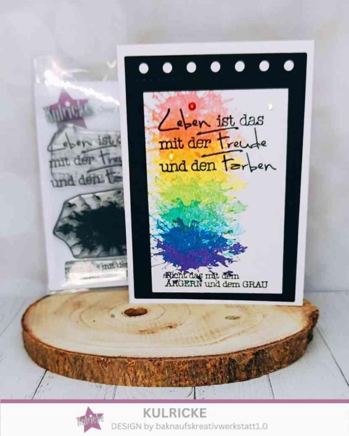 Kulricke Stempelset "Farbe" Clear Stamp Motiv-Stempel