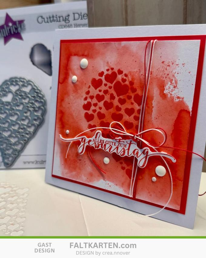 Kulricke Stanzschablone "Herzen" Craft Die | Stanze