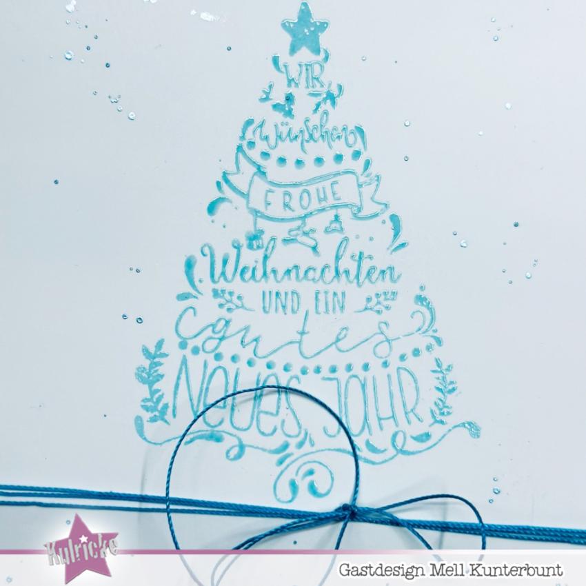 Kulricke Stempelset "Weihnachtsgrüße" Clear Stamp