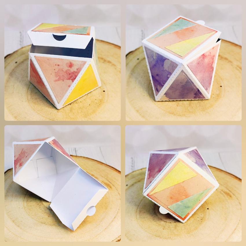 Kulricke Stanzschablone "Geometric Faltschachtel" Craft Die