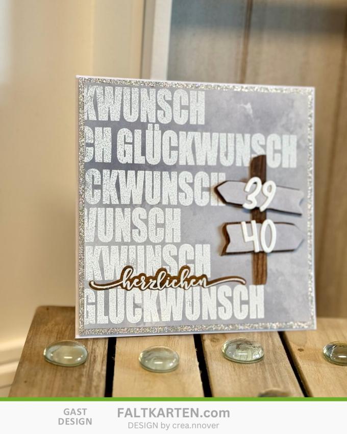 Kulricke Stempelset "Alles Gute XL" Clear Stamp Motiv-Stempel