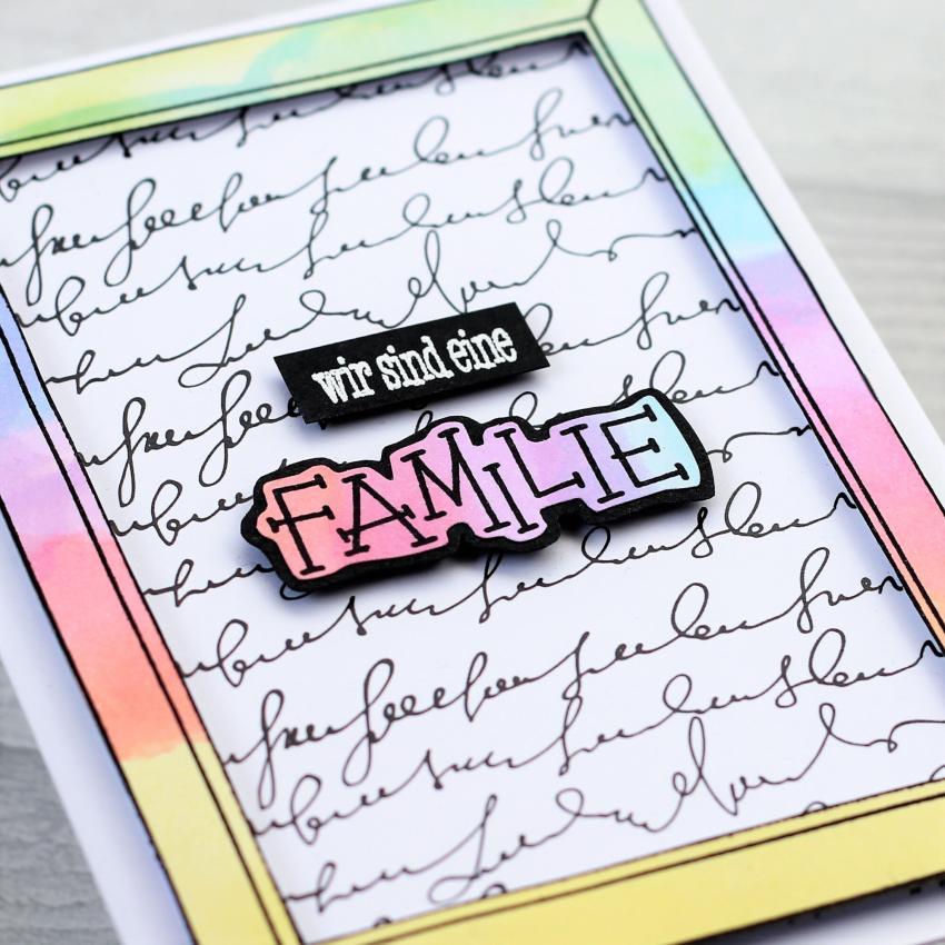 Kulricke Stempelset "Familien Liebe" Clear Stamp Motiv-Stempel