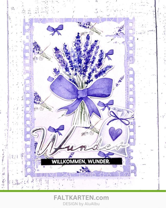 Kulricke Stempel "Lavendelglück" Clear Stamp
