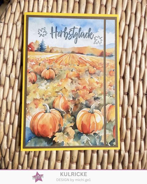Kulricke Stempel "Herbstglück" 10x10cm Clear Stamp