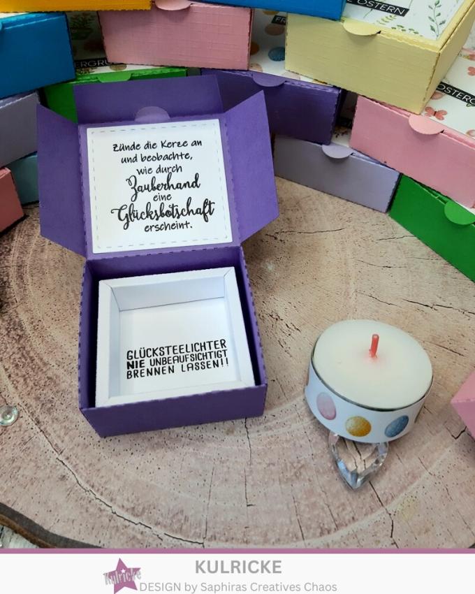 Kulricke SET "Glückslichter groß" Stempel & Stanze