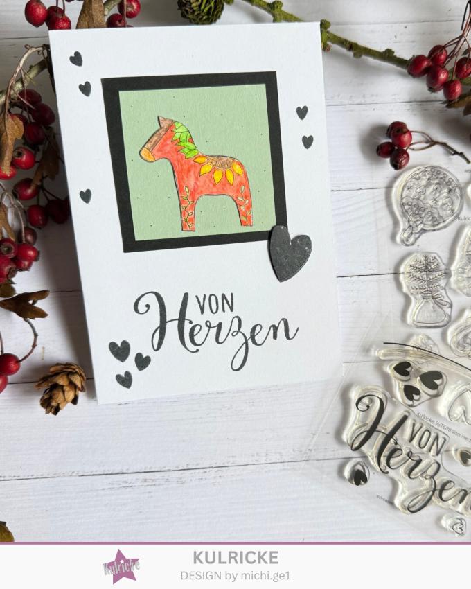 Kulricke Stempelset "Hygezeit" 10x10cm Clear Stamp 