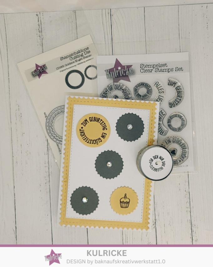 Kulricke Stempel "Glücksteelichter zum Geburtstag" Clear Stamp