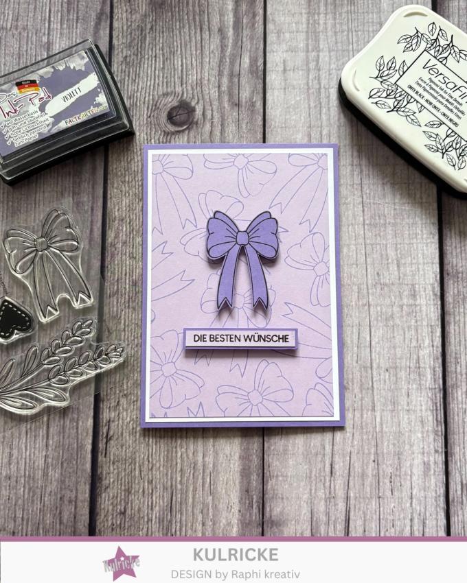 Kulricke Stempel "Lavendelliebe" Clear Stamp