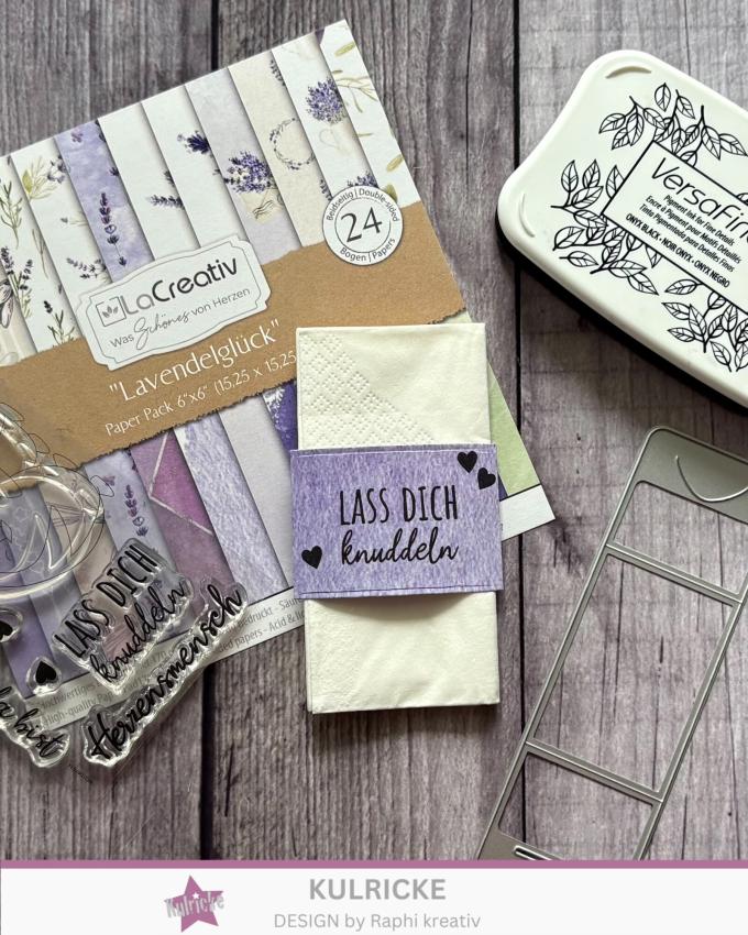 Kulricke Stanzschablone "Banderrole für Taschentuch" Craft Die 