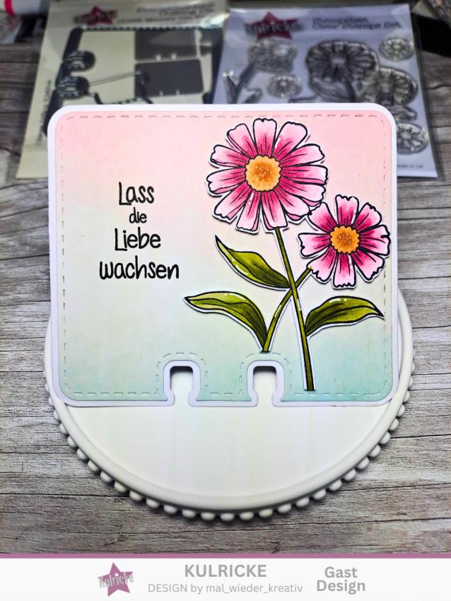 Kulricke Stempel "Blumenwiese" Clear Stamp