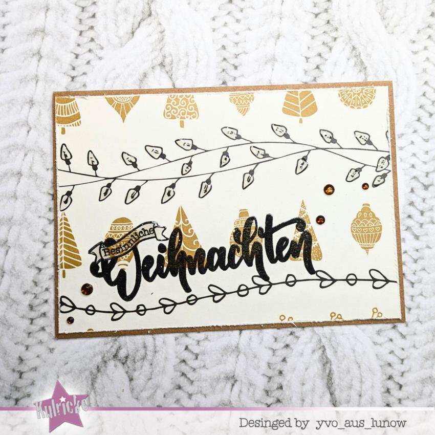 LaCreativ - Designpapier "Goldene Weihnachtszeit" Paper Pack 6x6" - 24 Bogen