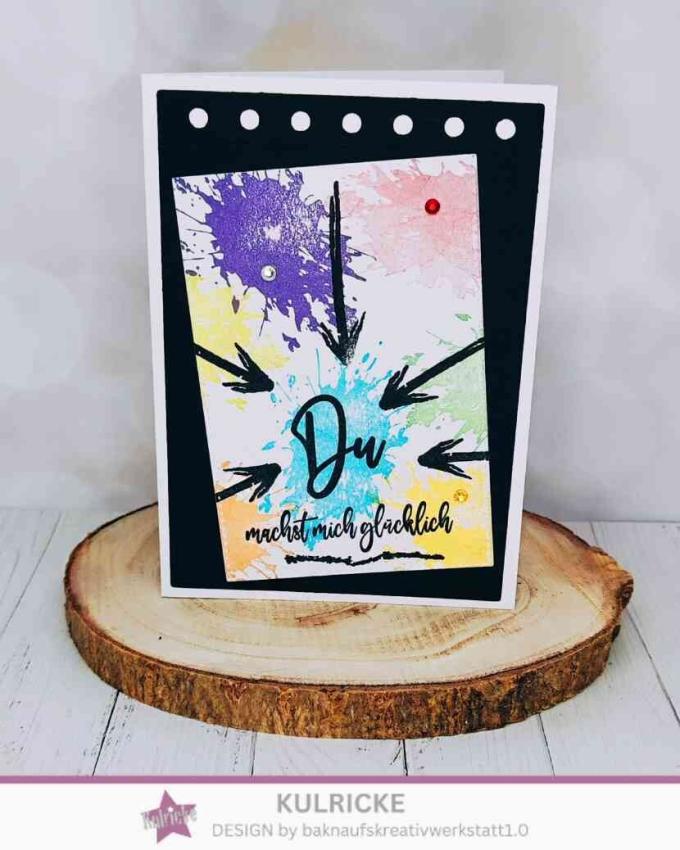 Kulricke Stanzschablone "Aufleger A6 Notizzettel / Album" Craft Die | Stanze