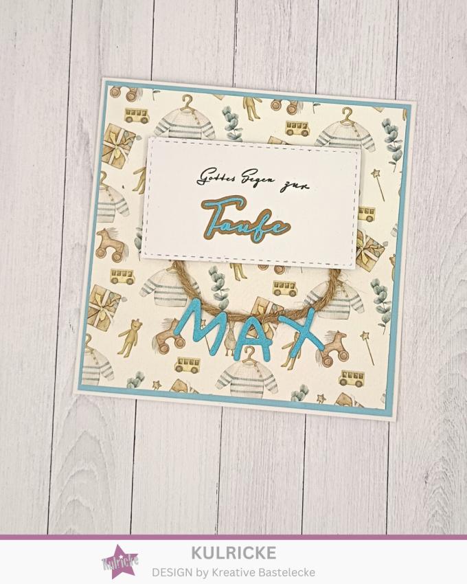 Kulricke Stanzschablone "Taufe" Craft Die