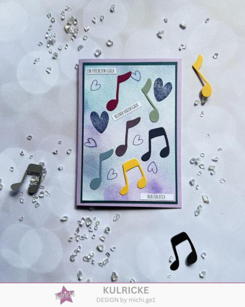 Kulricke Stanzschablone "Musiknoten" Craft Die 