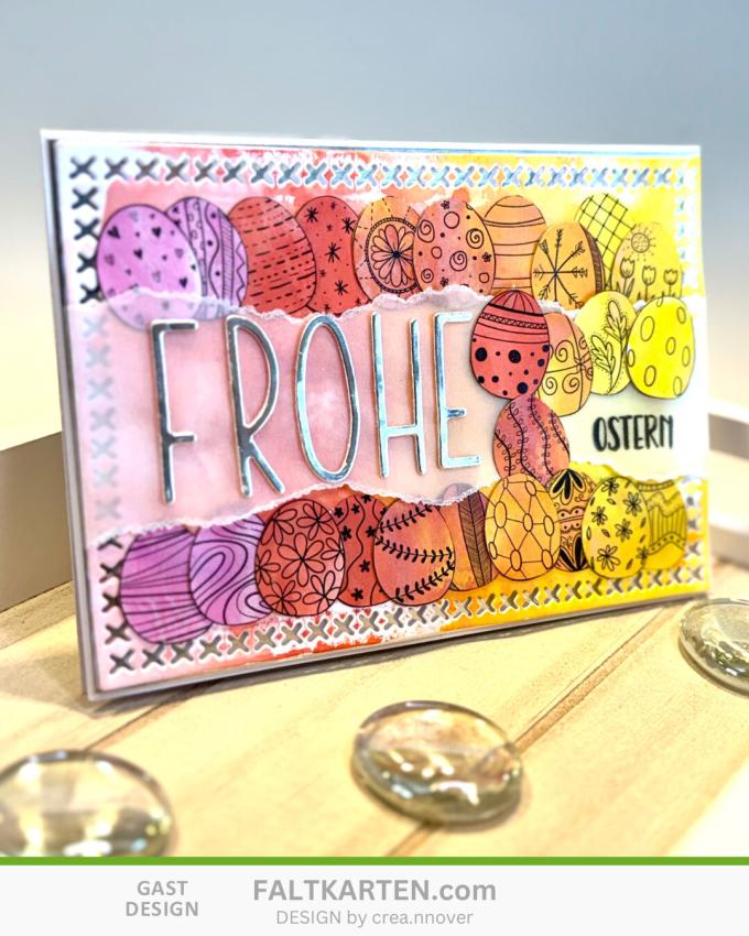 Kulricke Stanzschablone "Aufleger-Kreuzstich A6" Craft Die | Stanze