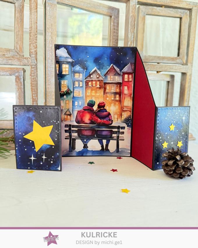 LaCreativ - Designpapier "Weihnachten in der Stadt" Paper Pack 6x6" - 24 Bogen