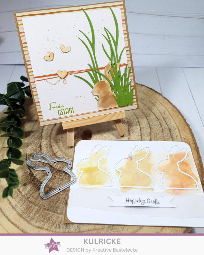 Kulricke Stanzschablone "Hasen Rahmen" Craft Die 