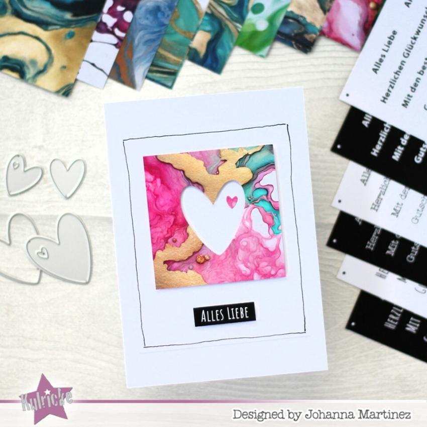LaCreativ - Designpapier "Bunter Tintenzauber" Paper Pack 6x6" - 24 Bogen