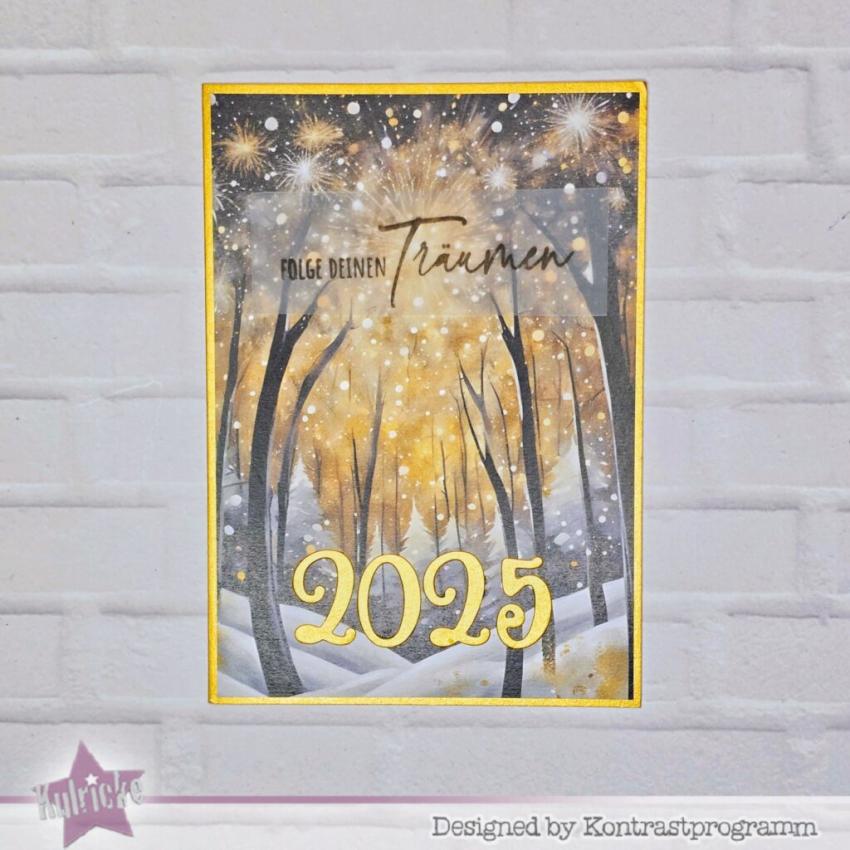 LaCreativ - Designpapier "Goldene Silvesternacht" Paper Pack 6x6" - 24 Bogen