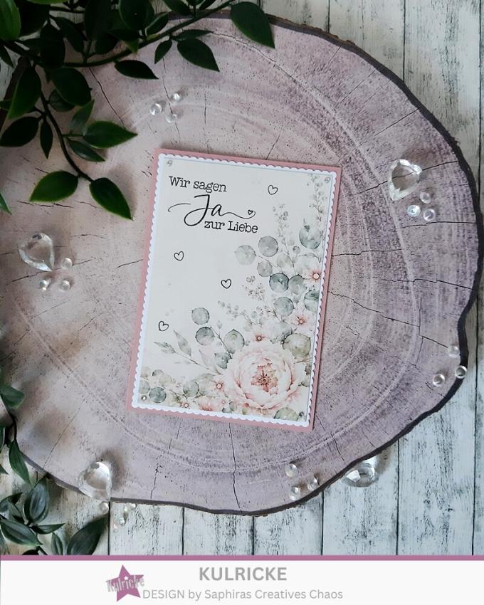 LaCreativ - Designpapier "Rosen und Eukalytus" Paper Pack 6x6" - 24 Bogen