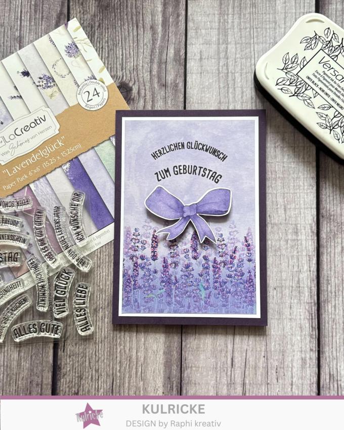 LaCreativ - Designpapier "Lavendelglück" Paper Pack 6x6" - 24 Bogen