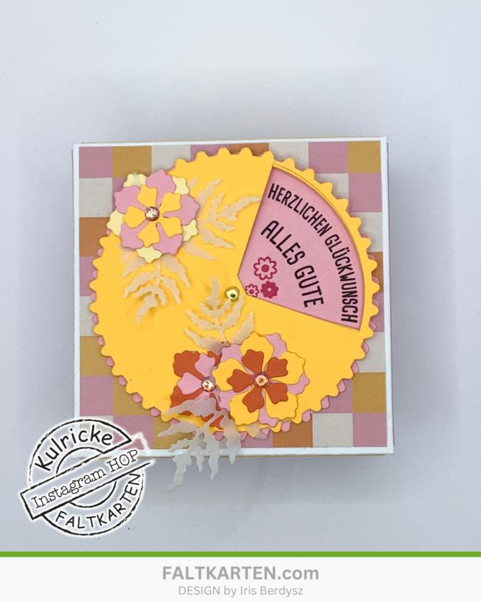 Kulricke Stanzschablone "Drehkarte inkl. Schablone" Craft Die 