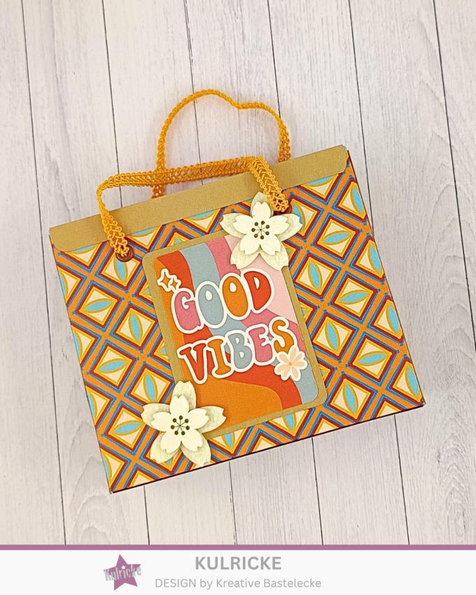 LaCreativ - Designpapier "Bunte Hippiewelt" Paper Pack 6x6" - 24 Bogen