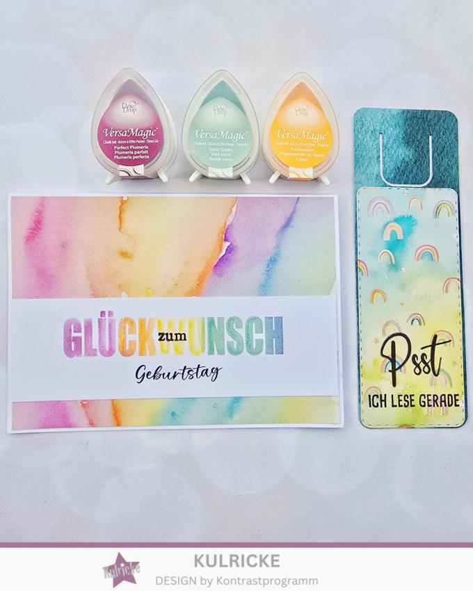 LaCreativ - Designpapier "Bunte Regenbogenwelt" Paper Pack 6x6" - 24 Bogen