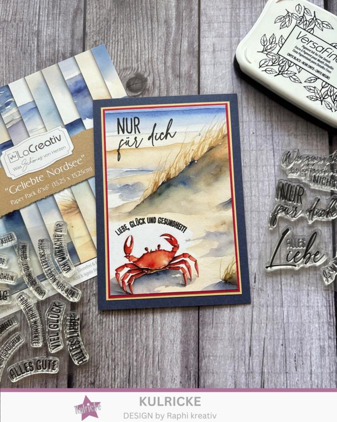 LaCreativ - Designpapier "Geliebte Nordsee" Paper Pack 6x6" - 24 Bogen