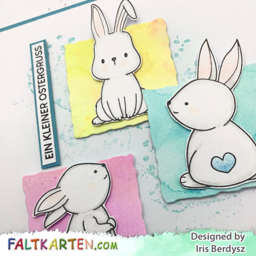 Kulricke Stempelset "Oster Label" +  Stanzschablone "Text Label"