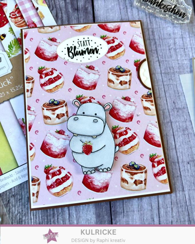 LaCreativ - Designpapier "Erdbeerglück" Paper Pack 6x6" - 24 Bogen