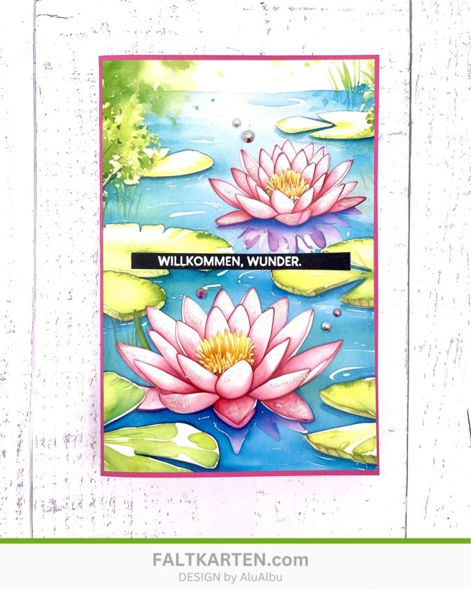 LaCreativ - Designpapier "Seerosenzauber" Paper Pack 6x6" - 24 Bogen